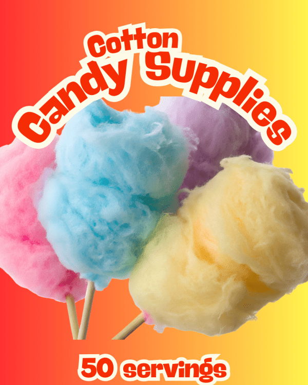 50 servings of Cotton Candy supplies