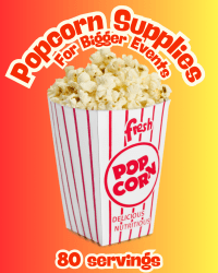 80 Servings of Popcorn