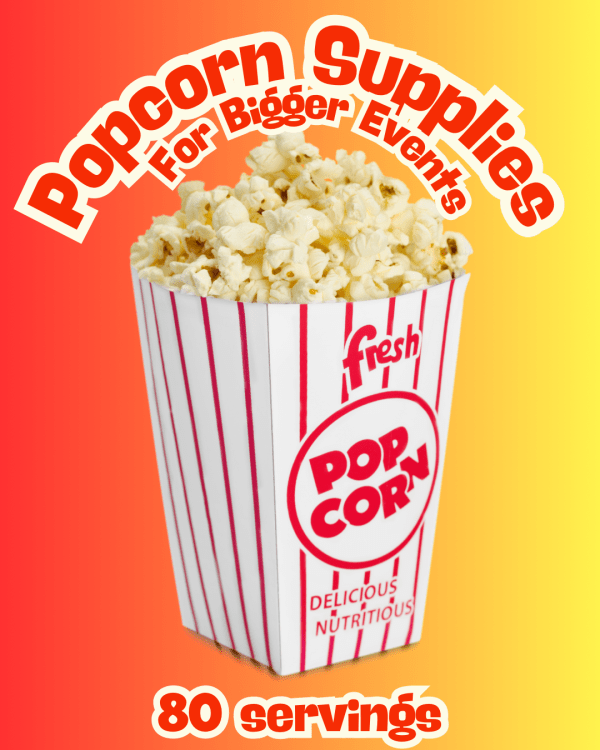 80 Servings of Popcorn