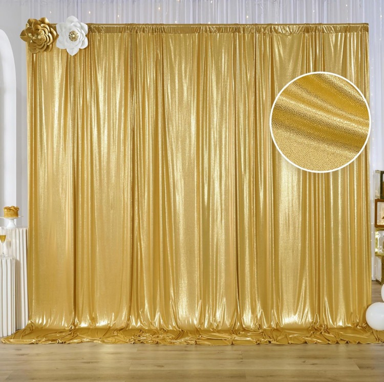 Gold Shimmer Backdrop
