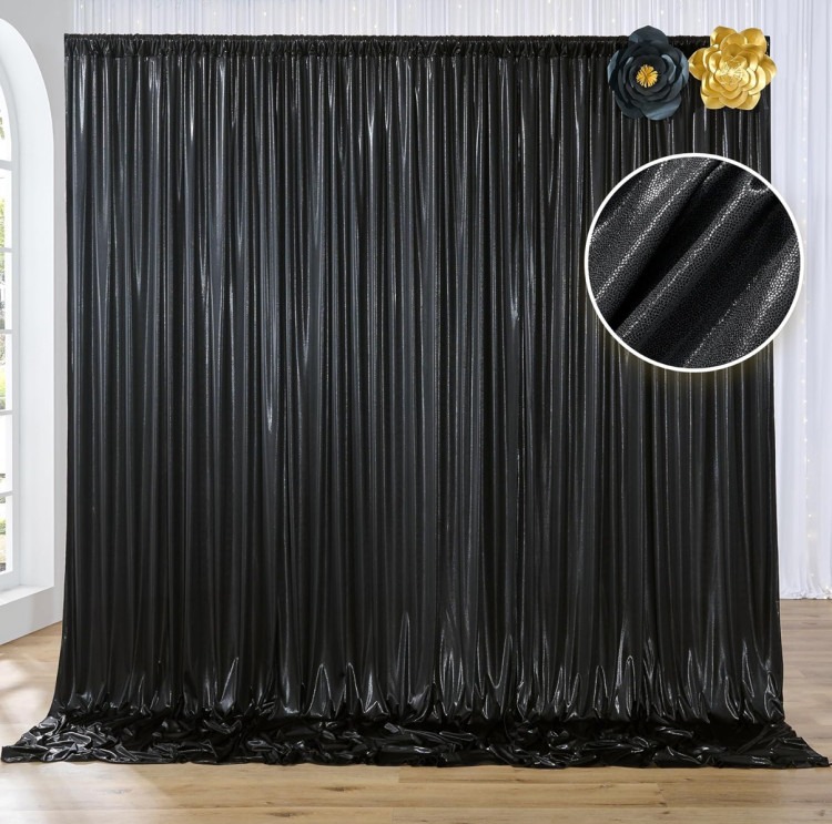 Black Shimmer Backdrop