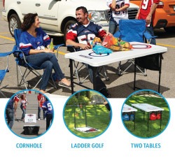 IMG 0245 1752333543 Lifetime Heavy Duty Cornhole, Ladder Golf, and Table Combo S