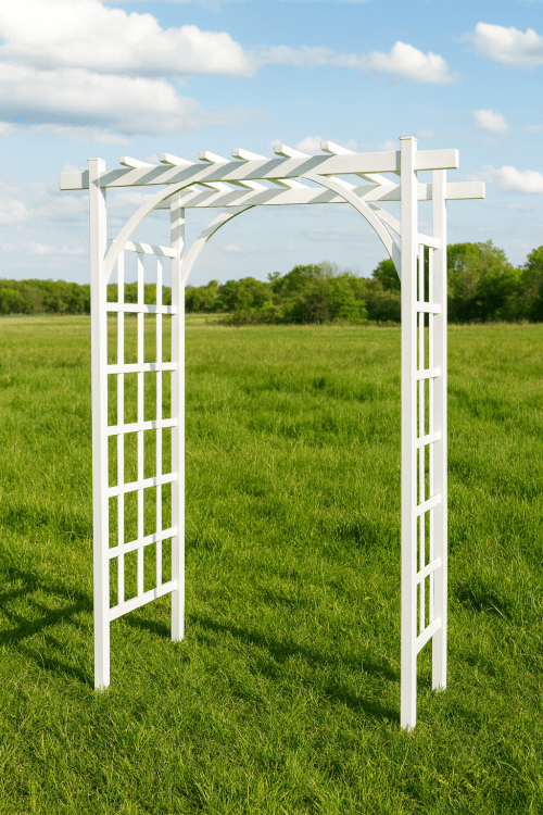 White Wedding Arbor White Wedding Arbor